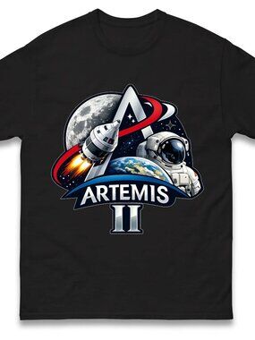 Artemis 2 T Shirt NASA's 10 Day Lunar Flyby Mission T Shirt 249